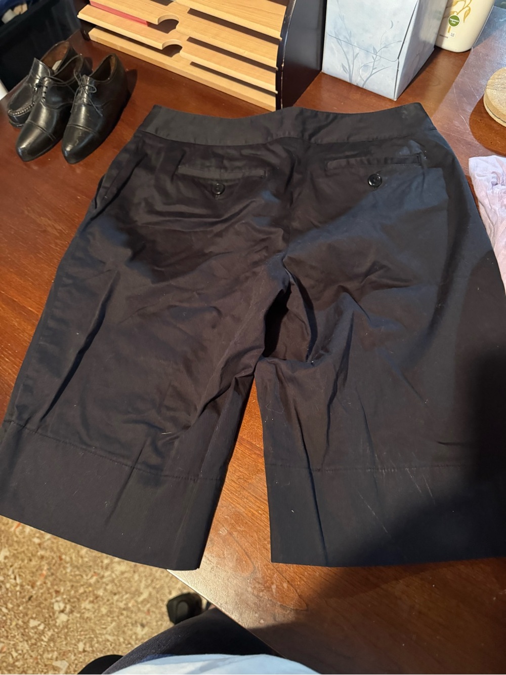 Talbots Petite Black Tailored Shorts - Picture 2 of 4